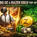 PUBG Mobile UC and Razer Gold gaming gift cards top-up guide